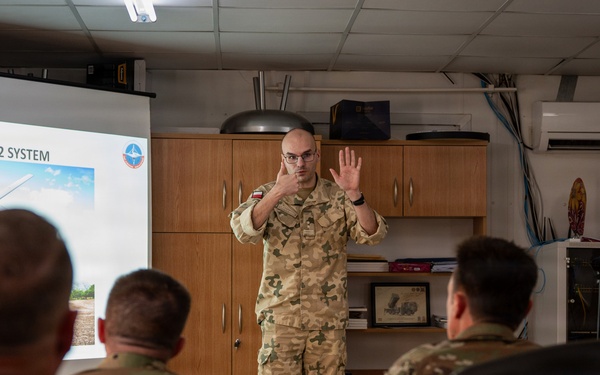 39th ABW Leadership visits Polish Military Contingent