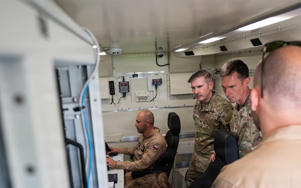 39th ABW Leadership visits Polish Military Contingent