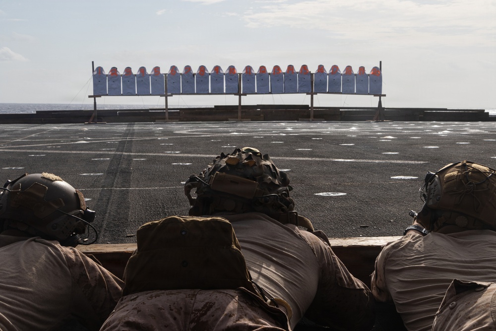 USS Portland Marines Conduct Routine Operations