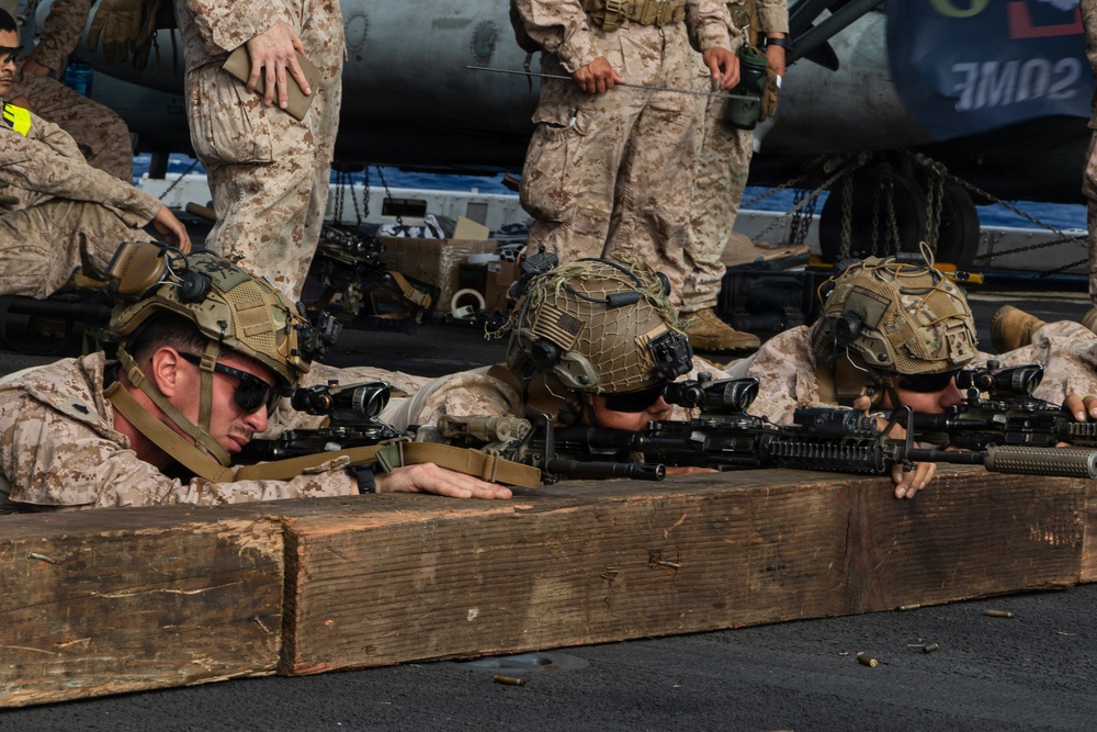 USS Portland Marines Conduct Routine Operations