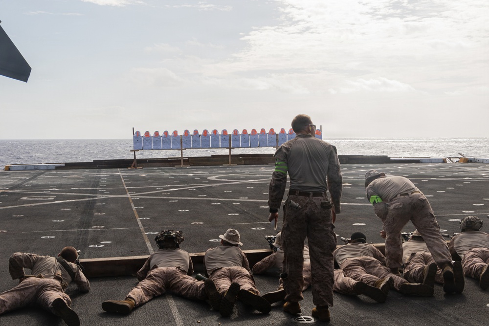 USS Portland Marines Conduct Routine Operations