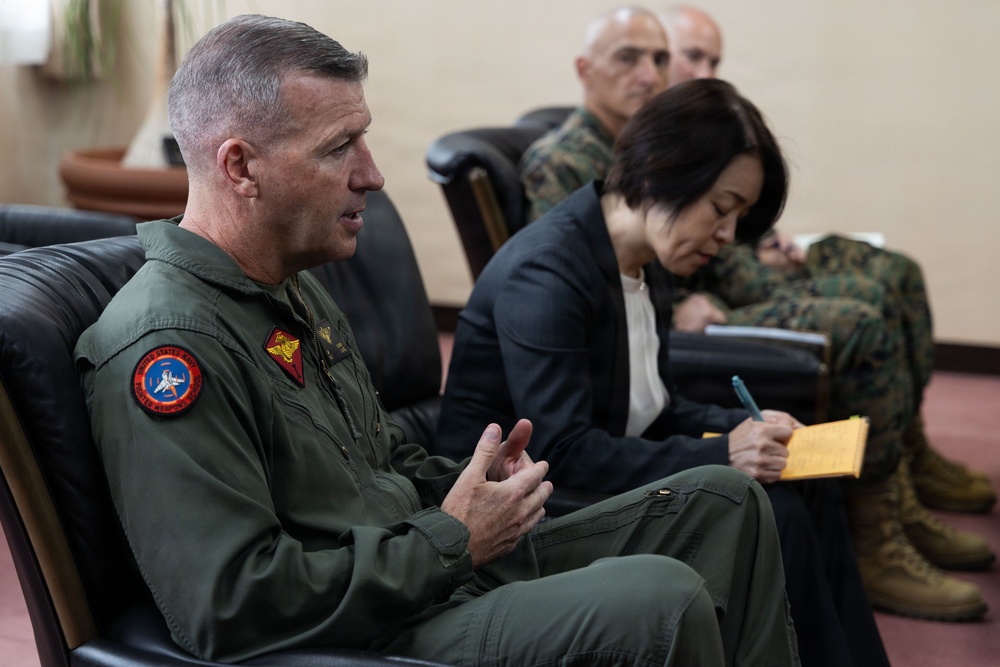 Brig. Gen. Doran’s first visit to MCAS Iwakuni