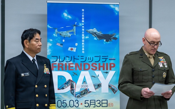 MCAS Iwakuni Commanding Officer and FAW-31 Commander attend the Friendship Day 26 Press Conference