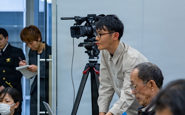 MCAS Iwakuni Commanding Officer and FAW-31 Commander attend the Friendship Day 26 Press Conference