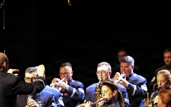 U.S. Air Forces in Europe - Air Forces Africa Band performs in Poland
