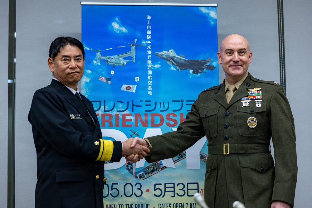 MCAS Iwakuni Commanding Officer and FAW-31 Commander attend the Friendship Day 26 Press Conference