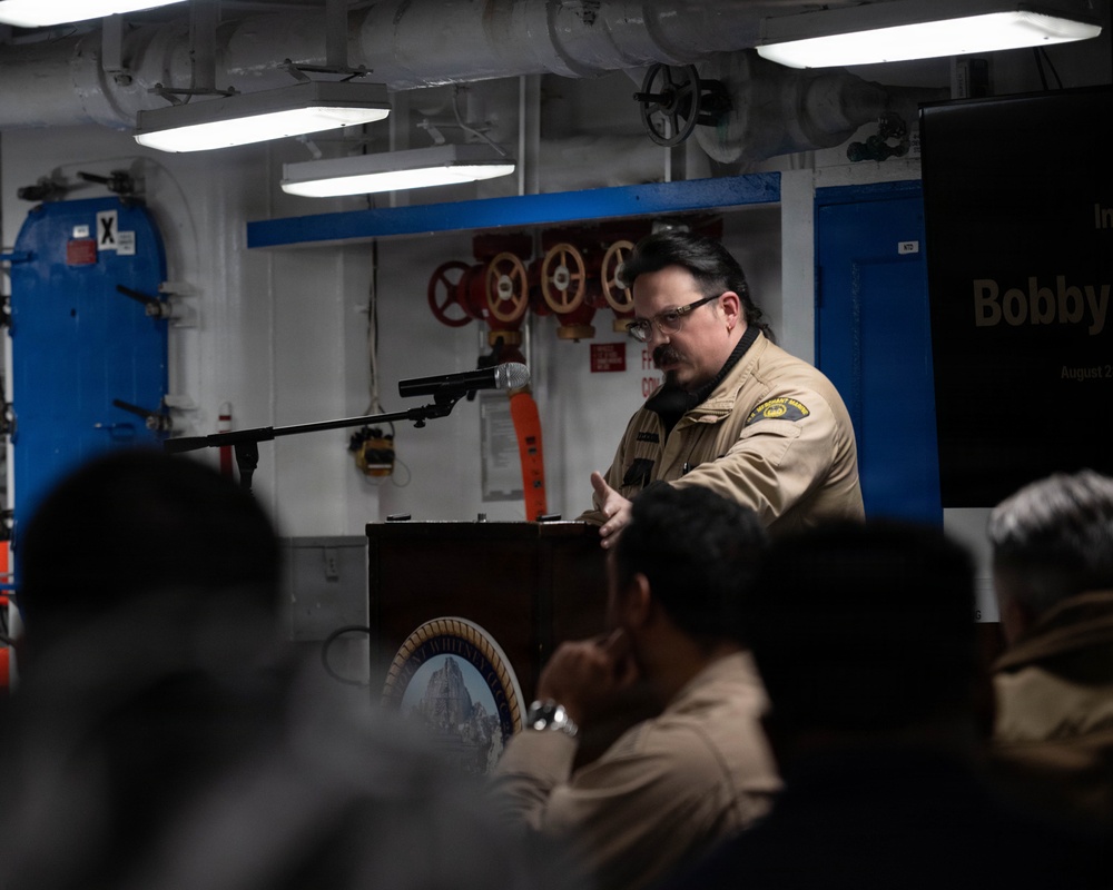 USS Mount Whitney Underway