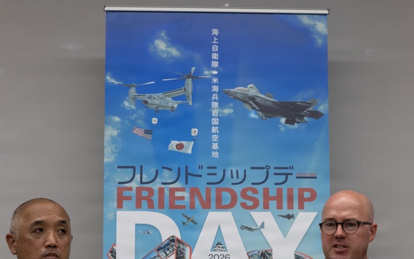 MCAS Iwakuni Commanding Officer and FAW-31 Commander attend the Friendship Day 26 Press Conference