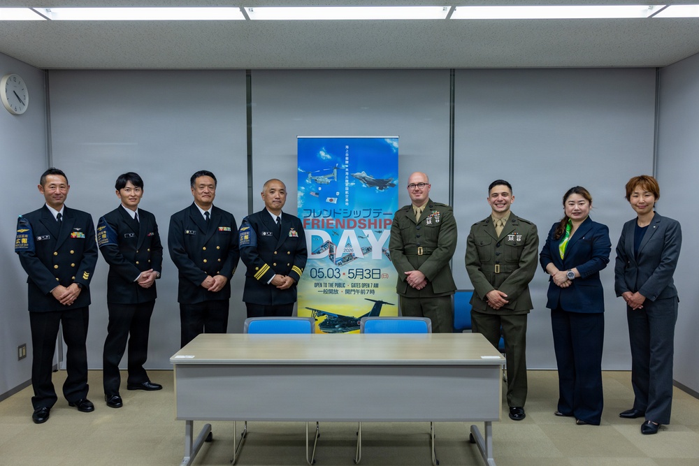MCAS Iwakuni Commanding Officer and FAW-31 Commander attend the Friendship Day 26 Press Conference