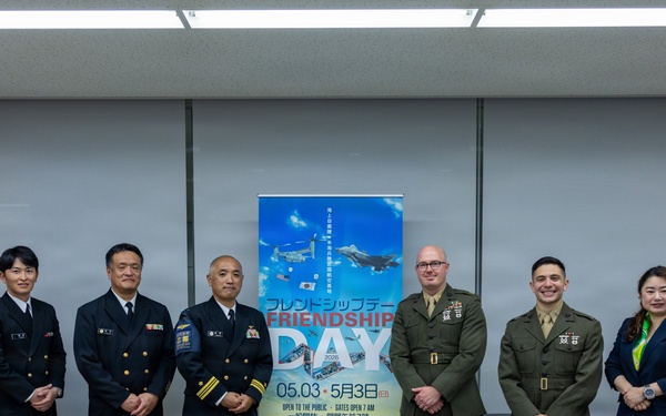 MCAS Iwakuni Commanding Officer and FAW-31 Commander attend the Friendship Day 26 Press Conference