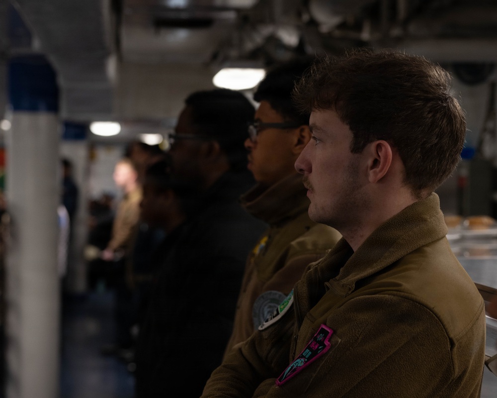 USS Mount Whitney Underway
