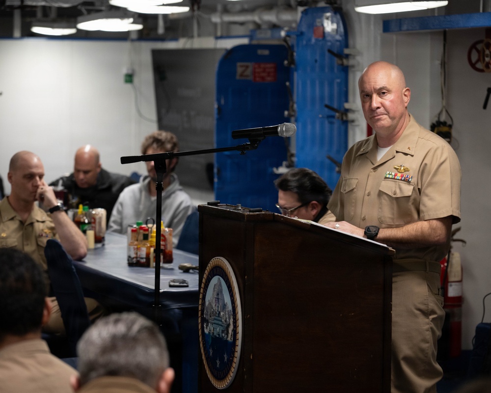 USS Mount Whitney Underway