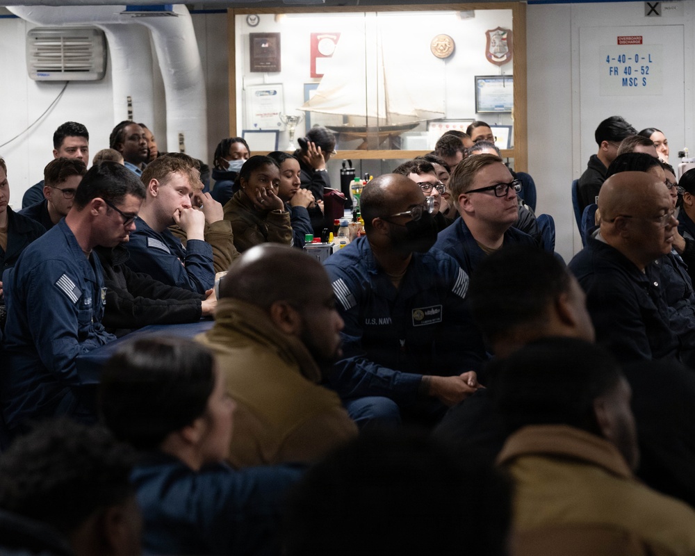 USS Mount Whitney Underway