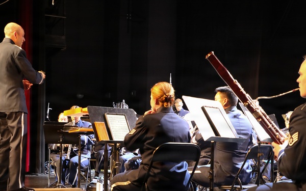 U.S. Air Forces in Europe - Air Forces Africa Band performs in Poland