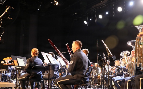 U.S. Air Forces in Europe - Air Forces Africa Band performs in Poland