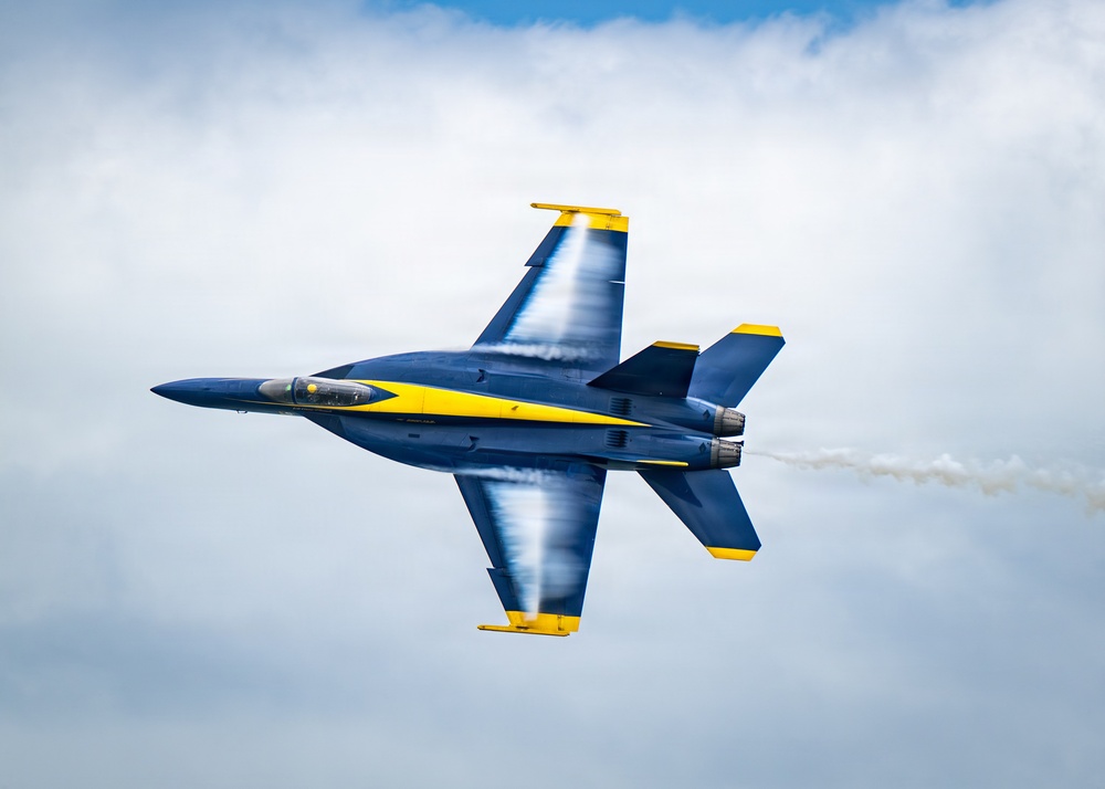 The Blue Angels perform at Cocoa Beach