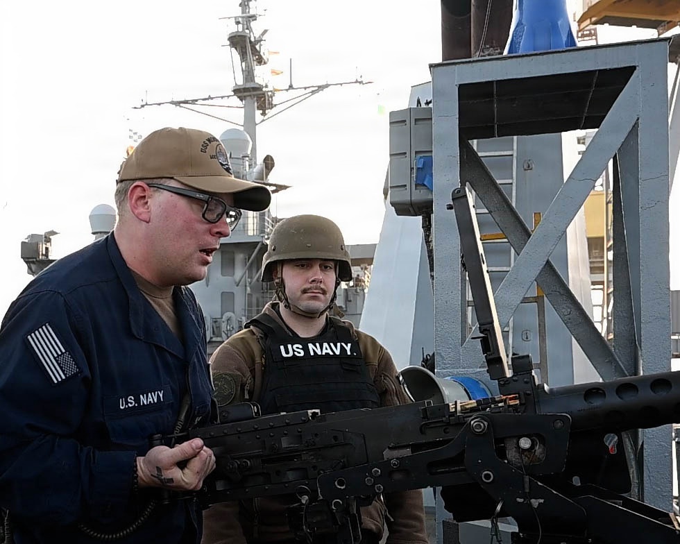 USS Mount Whitney Underway