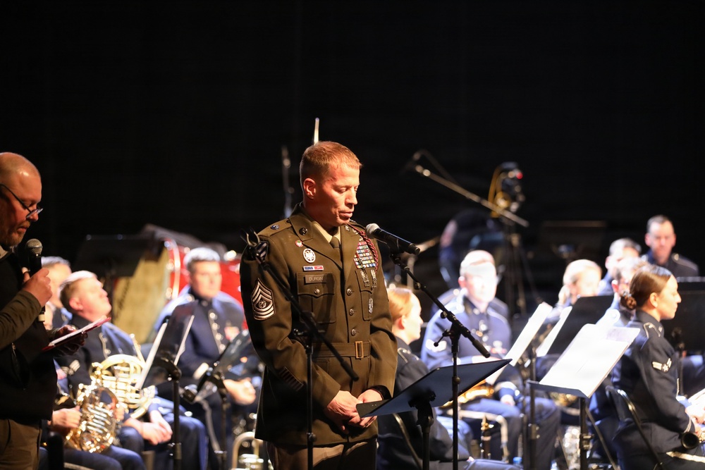 U.S. Air Forces in Europe - Air Forces Africa Band performs in Poland