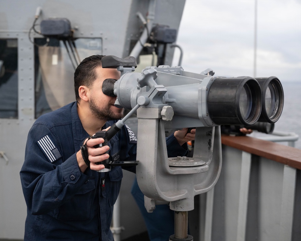 USS Mount Whitney Underway