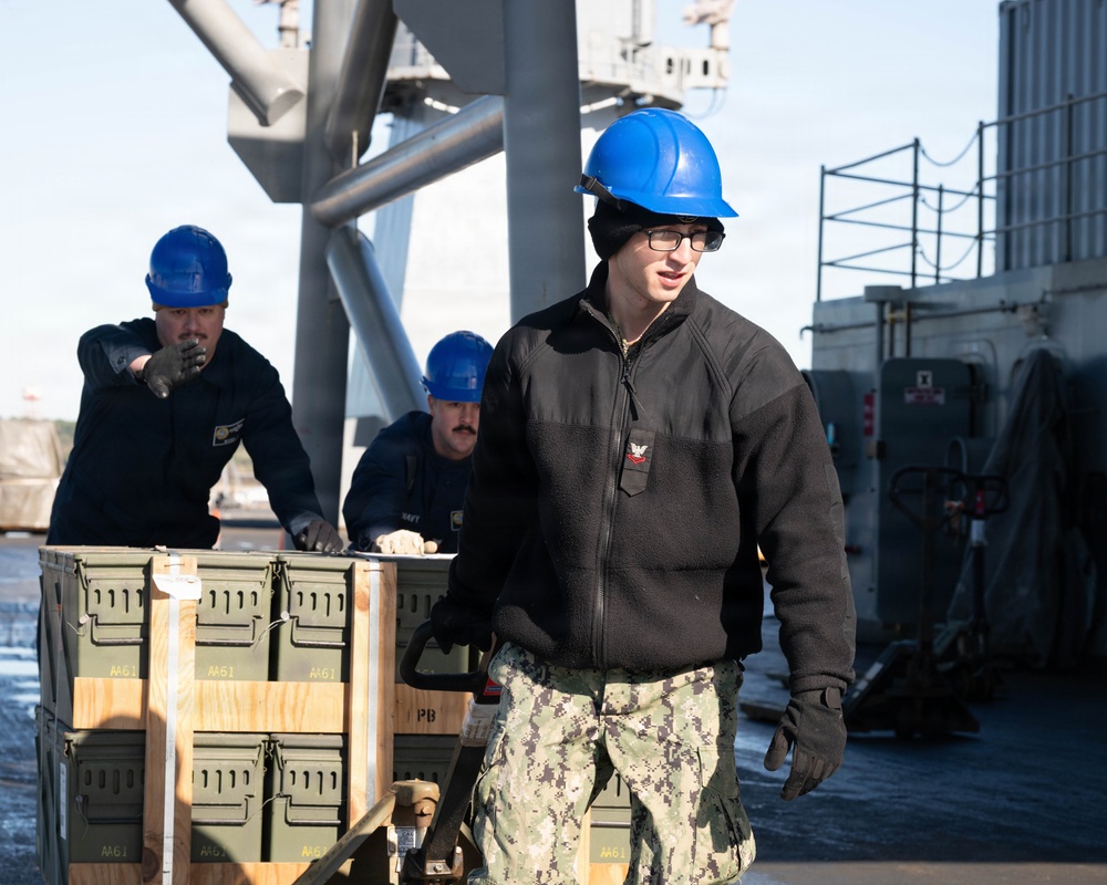 USS Mount Whitney Underway