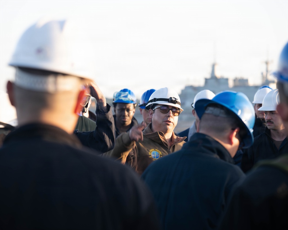USS Mount Whitney Underway