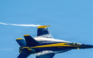 The Blue Angels perform at Cocoa Beach