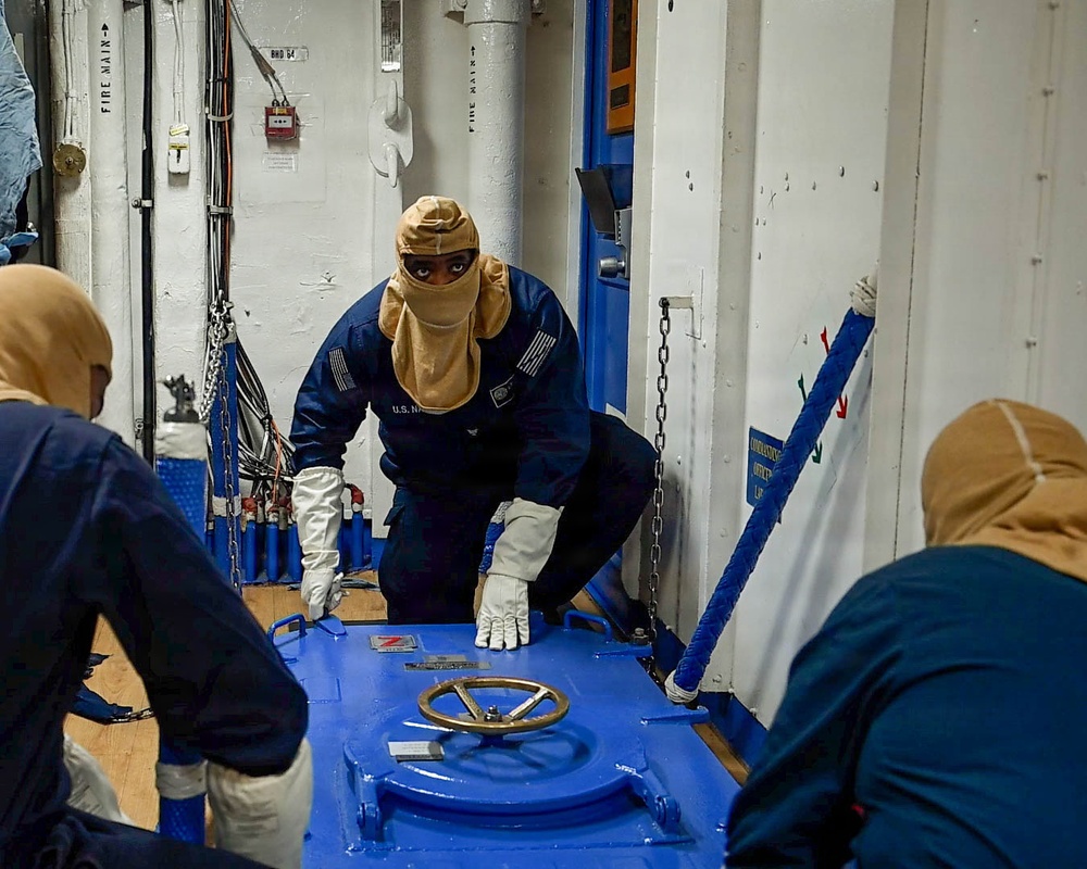 USS Mount Whitney Underway