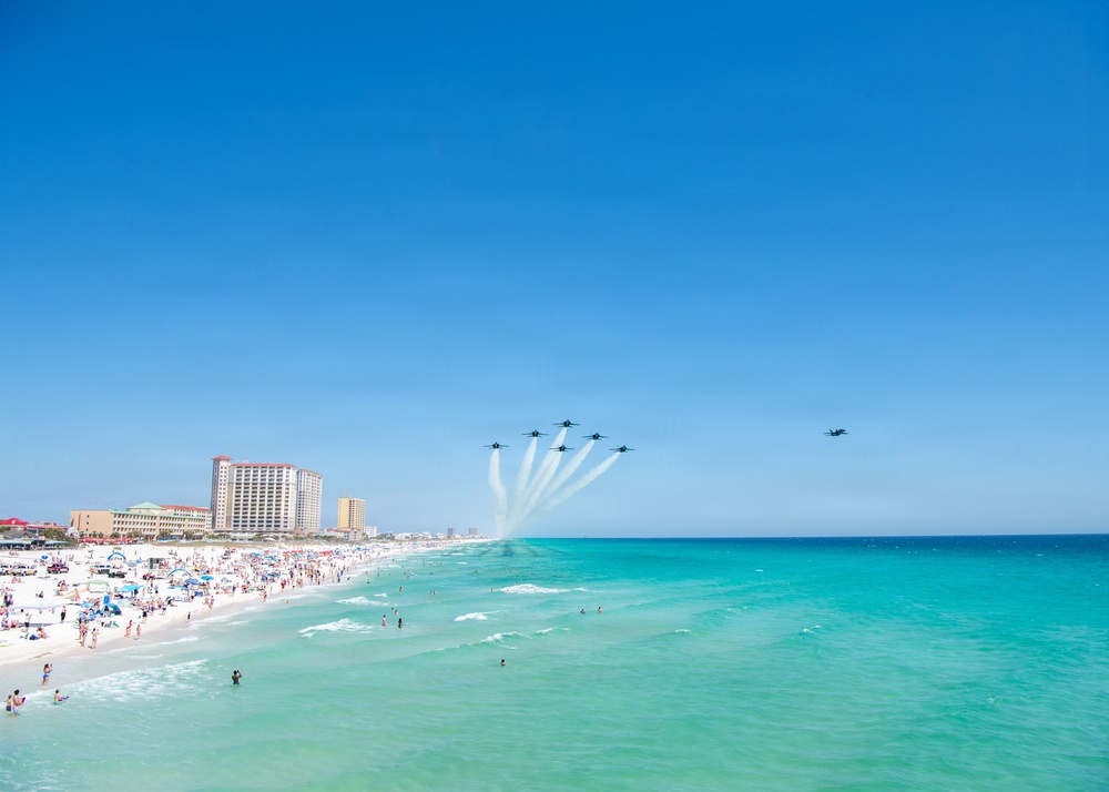 The Blue Angels return home