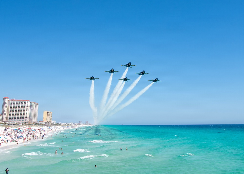 The Blue Angels return home
