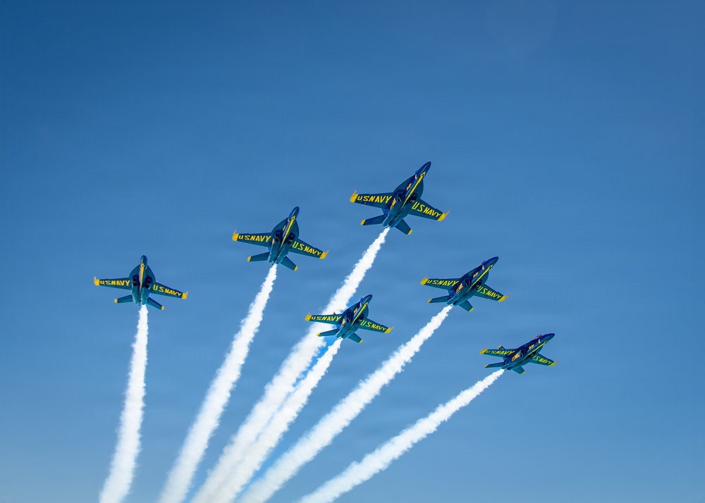 The Blue Angels return home