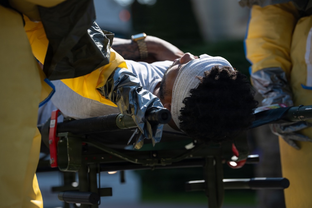 86th MDG conduct a MASCAL joint exercise