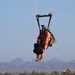 Military Freefall Students Jump Combat Equipment During Training