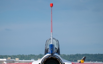 Military aircraft arrive at Kentucky Air Guard Base for Thunder Over Louisville air show