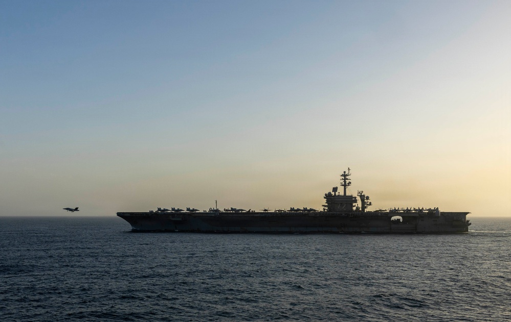 USS Abraham Lincoln (CVN 72) conducts U.S. blockade operations