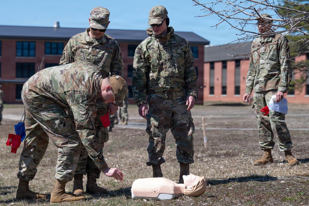 Force Support Airmen sharpen skills during Home Station Readiness Training