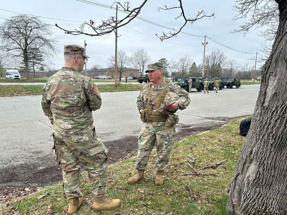 Reviewing and rehearsing before heading to the ranges