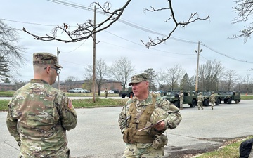Reviewing and rehearsing before heading to the ranges