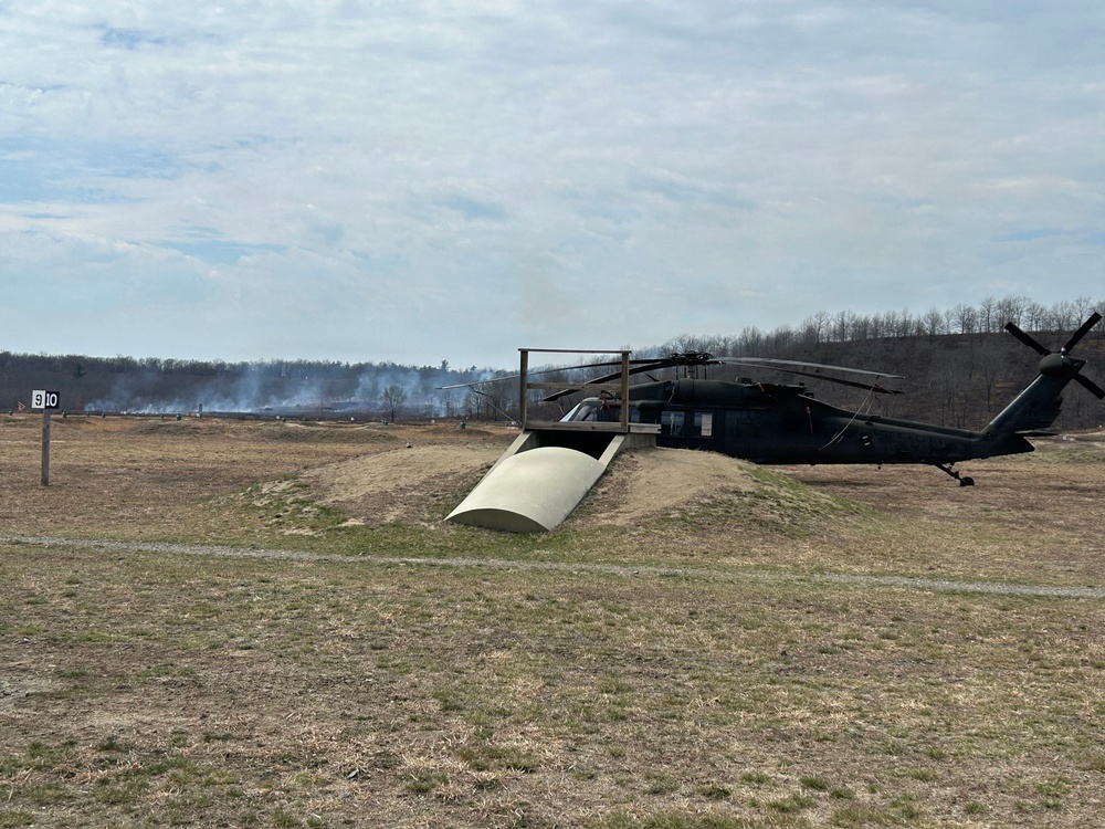 National Guard helicopters ready to help quell fire, if needed