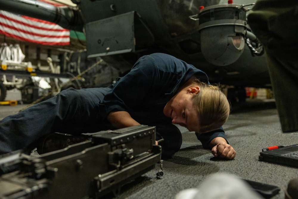 USS Portland Sailors and Marines Conduct Routine Operations