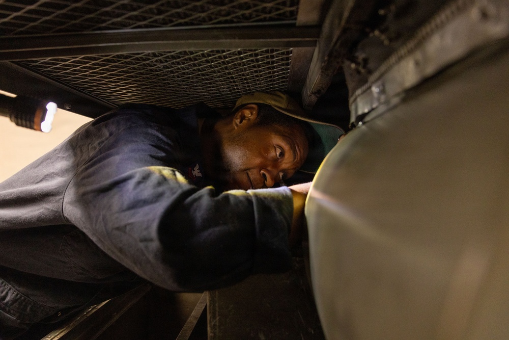 USS Portland Sailors and Marines Conduct Routine Operations
