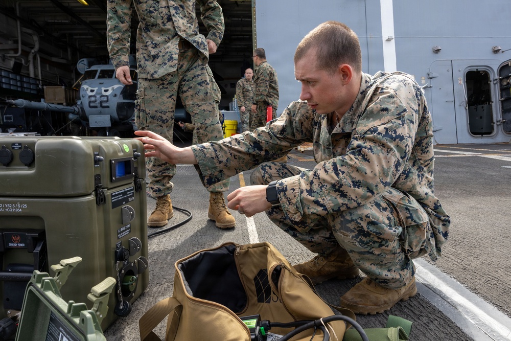 USS Portland Sailors and Marines Conduct Routine Operations