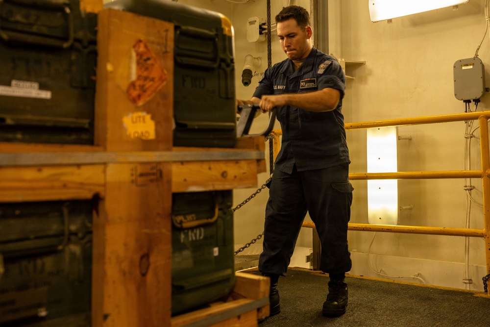 USS Portland Sailors and Marines Conduct Routine Operations
