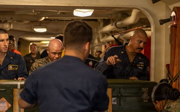USS Portland Sailors and Marines Conduct Routine Operations