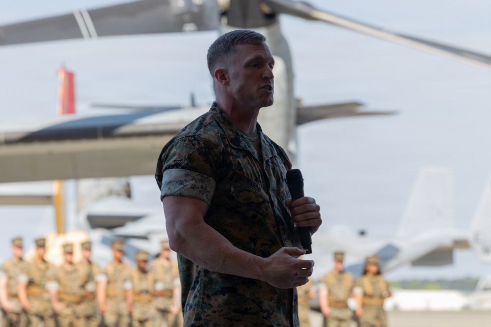 VMM-261 relief and appointment