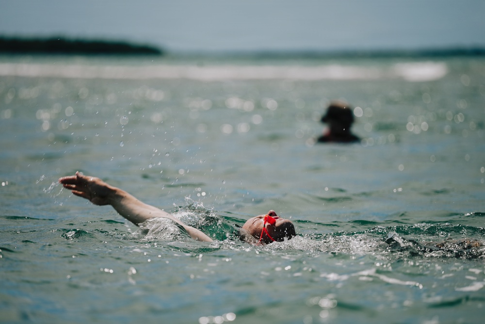 22nd MEU (SOC) | India Co. Open Water Swim Training