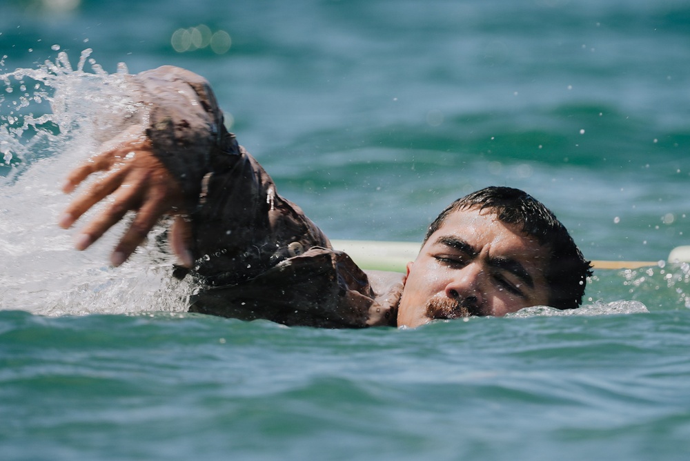 22nd MEU (SOC) | India Co. Open Water Swim Training