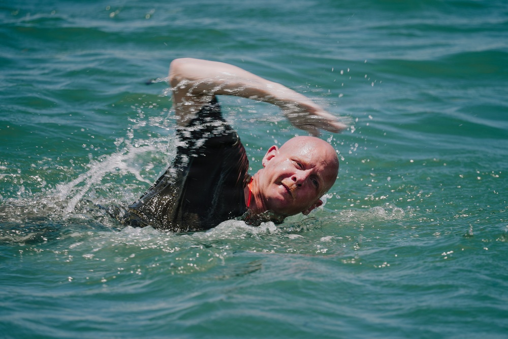 22nd MEU (SOC) | India Co. Open Water Swim Training
