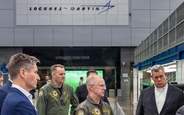 CNO tours Lockheed Martin F-35 production facility