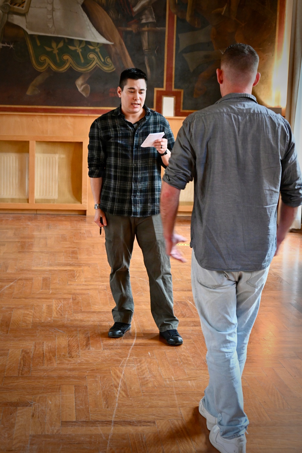 USAG Stuttgart's Directorate of Emergency Services hosts sobriety test training at Panzer Firehouse