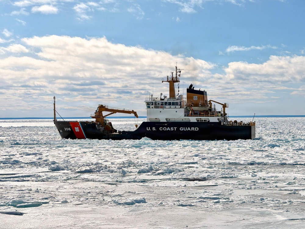 Coast Guard Cutter Spar (WLB 206) conducts Operation Taconite 2026